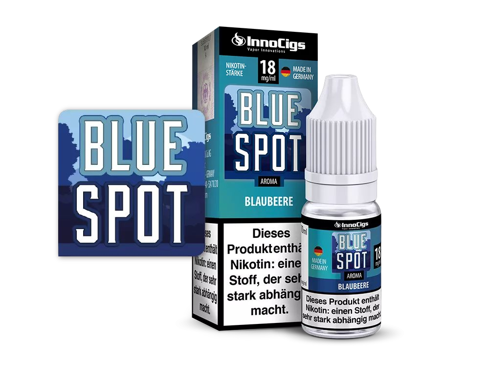 InnoCigs - Blue Spot Blaubeere 0 mg/ml 